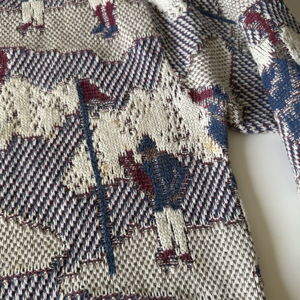 Vintage Pacific Coast Golf Grandpa Knit Sweater Size‎ XL SEE DESCRIPTION - Picture 3 of 9